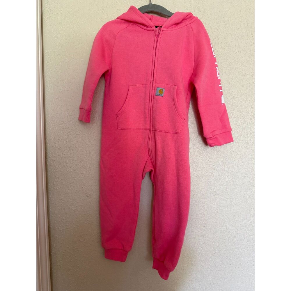 Carhartt one piece with hood size 18 months!